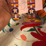 Houston A ⭐️Stros Earrings🧡💙