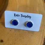 Druzy stud earrings