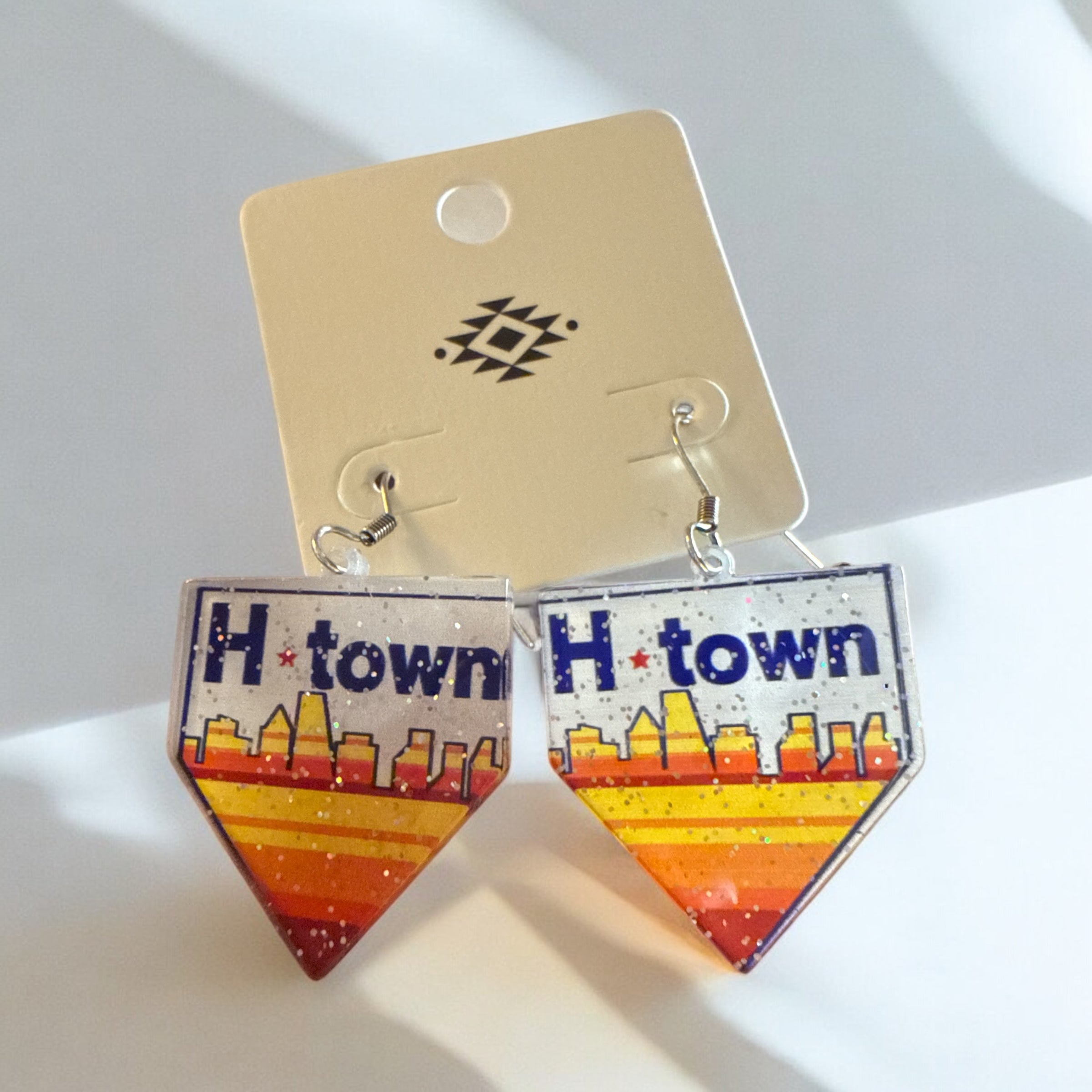 Houston A ⭐️Stros Earrings🧡💙