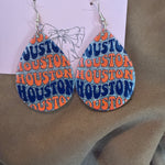 Houston A ⭐️Stros Earrings🧡💙