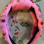 Pink Gingerbread Knotted Headband