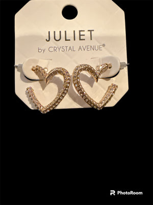 Heart Bling earrings
