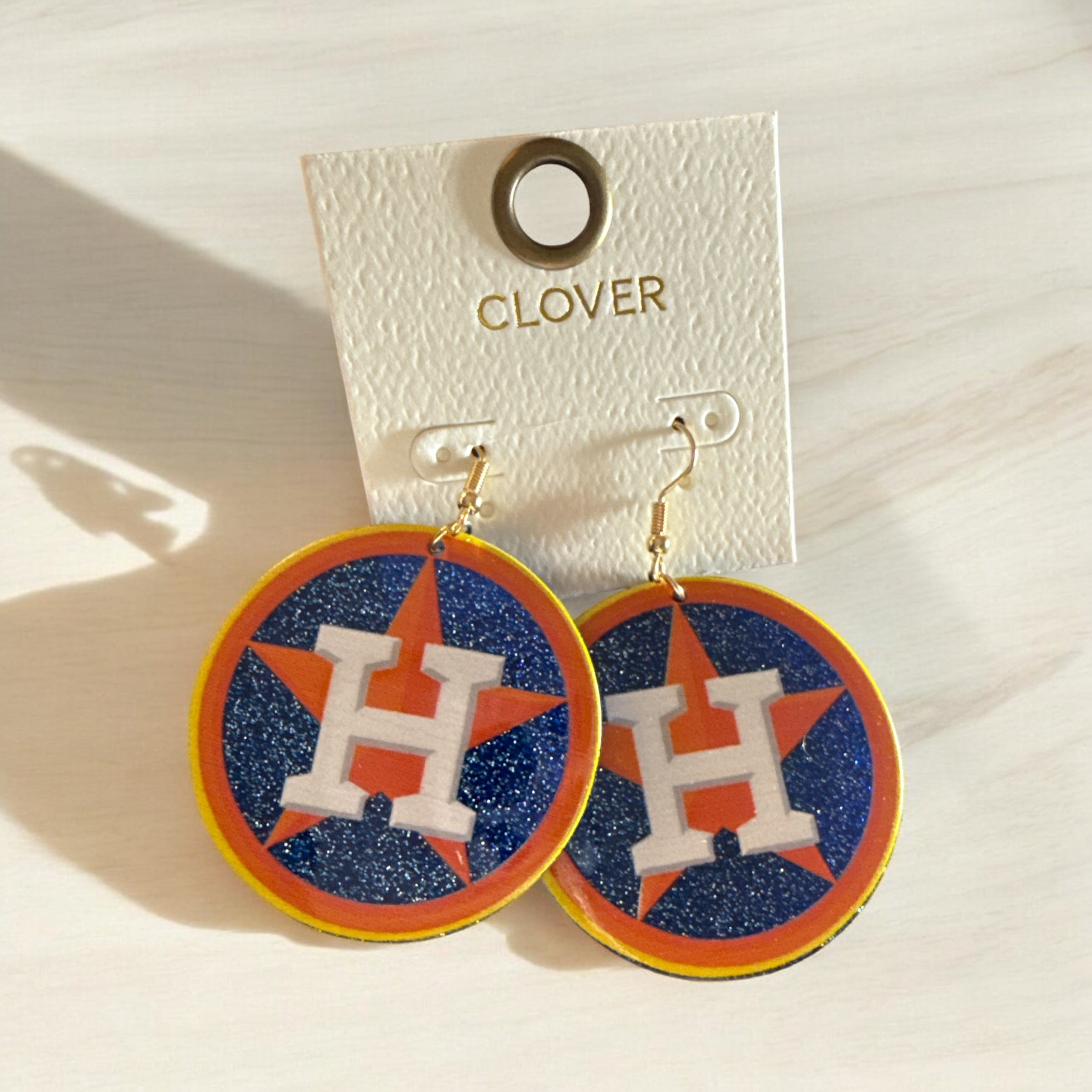 Houston A ⭐️Stros Earrings🧡💙