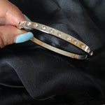 Thin crystal bracelets