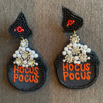 Cauldron Hocus Pocus Dangle Earrings