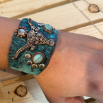 Longhorn western bracelet